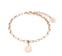 Bracelet Femme - S OLIVER - 2028466 - Acier inoxydable IP Rosé - Longueur 17,0 cm - Diamètre du pendentif 15 mm