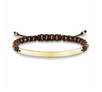Bracelet Femme - Thomas Sabo - LBA0056-894-2-L21v - Argent - Marron et Or - 14,5-21 cm