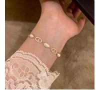 Bracelet Femme XJYDNCG œil de chat ovale serti de strass - luxueux - Or