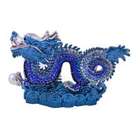 Bracelet Feng Shui Bejeweled Dragon bleu + cordon rouge gratuit G1290