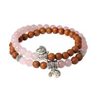Bracelet Feng Shui riche en cristal pour l'année 2026 du cheval - amulette luxueuse pour la prospérité et la chance, One Size, Pierre, Pas de pierre précieuse