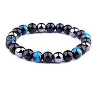 Bracelet - Fg Jewels - Triple Protection - Hématite - Œil de Tigre Bleu - Obsidienne Noire