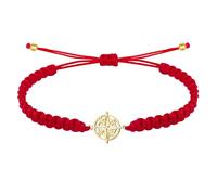 Bracelet fil destin avec symboles en acier inoxydable, amulettes de protection et de chance, amulettes contre le mauvais œil - Bracelet femme/bracelet homme, cadeau original., taille unique, Acier