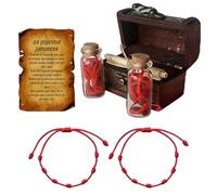 Bracelet Fil Rouge Bijou De Protection Nœud Du Mauvais Œil