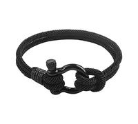 Bracelet fils de maman - Bracelet manchette Paracord avec vis en acier | Boucle en fer à cheval pour homme Un cadeau à chérir toute une vie Tumotsit
