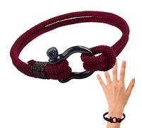 Bracelet fils de maman,Bracelet nautique réglable pour mon fils par maman | Je serai toujours avec vous Bracelet nautique Cadeaux d'anniversaire pour fils garçons Tumotsit