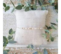 Bracelet fin avec pierres de lune - o