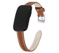 Bracelet fin en cuir compatible avec le bracelet en cuir Garmin CIRQA | Bracelet de montre fin en cuir doux et respirant - Élégant bracelet de rechange pour homme et femme