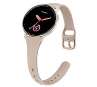 Bracelet Fin en Silicone Souple 20mm Compatible avec Garmin Vivoactive 3/5 Music, Vivomove 3, Forerunner 245/645 Music