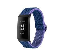 imoshion Bracelet élastique en nylon pour le Fitbit Charge 3 / 4 - Bleu foncé