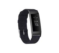 imoshion Bracelet en nylon pour Fitbit Charge 3 / 4 - Noir