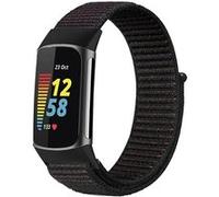 Bracelet Fitbit Charge 5 imoshion Bracelet en nylon à velcro avec connexion lisse Noir G