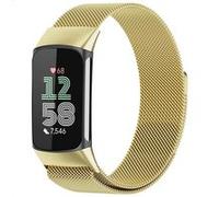 Bracelet Fitbit Charge 5 imoshion Bracelet milanais magnétique sans aide à l'installation Dorée G