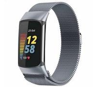 imoshion Bracelet magnétique milanais pour Fitbit Charge 5 - Taille S - Space Grey