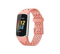 imoshion Bracelet sport en silicone avec boucle pour Fitbit Charge 5 / 6 - Peach