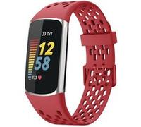 imoshion Bracelet sport en silicone avec boucle pour Fitbit Charge 5 / 6 - Rose