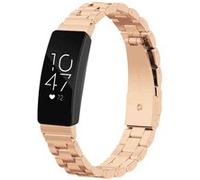 Bracelet Fitbit Inspire HR,Fitbit Inspire 2,Fitbit Ace 3,Fitbit Ace 2 imoshion Bracelet en acier avec aide à l'installation Rose dorée G