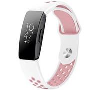 imoshion Bracelet sportif en silicone Fitbit Inspire - Blanc / Rose