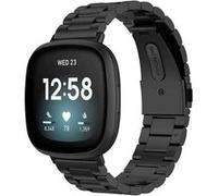 Bracelet Fitbit Versa 4,Fitbit Versa 3,Fitbit Sense 2,Fitbit Sense imoshion Bracelet en acier sans aide à l'installation Noir G