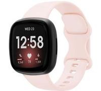 Bracelet Fitbit Sense / Fitbit Sense 2 / Fitbit Versa 3 / Fitbit Versa 4 iMOSHION® Siliconen bandje gekleurd knoopje Rose