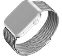 Bracelet Fixed Mesh Strap pour Apple Watch 49/46/45/44 mm, argenté