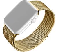 Bracelet Fixed Mesh Strap pour Apple Watch 49/46/45/44 mm, Golden