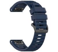 Bracelet - FIXED - Sangle silicone Garmin QuickFit 22mm - Bleu - Compatible Garmin - Tour de poignet 16-23 cm