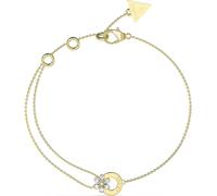 Bracelet fleur Guess zirconia en or pour femme