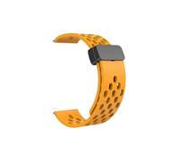 Bracelet For Silicone For Boucle Magnétique Compatible For Huawei Watch 3 4 GT 2 Pro For Honor SE Magic Runner GS PRO(Yellow,22MM)