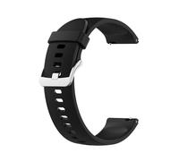Bracelet For Silicone For Montre Connectée For YAMAY SW022/IMILAB KW66, Compatible For Xiaomi Watch Color Sport 2(Black)
