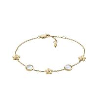 Bracelet - FOSSIL - 240339 - Acier jaune - Nacre blanche - Motif fleur