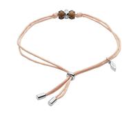 Bracelet FOSSIL en Argent 925/1000 et Quartz Marron