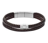Bracelet FOSSIL en Cuir Marron