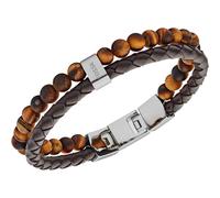 Bracelet FOSSIL en Cuir Marron