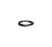 Bracelet - FOSSIL - Vintage casual multi-rangs - Cuir et coton - Noir - Homme