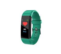 Bracelet FréQuence Cardiaque Pression ArtéRielle Tracker De Fitness Smart Band Smartband Bracelet Bluetooth pour Fitbits La Montre Intelligente (Vert)