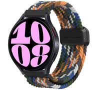 Bracelet Galaxy Watch 6/5/4 40mm 44mm, 20mm Aimant Réglable Nylon Remplacement Bracelet pour Galaxy Watch 5 Pro 45mm/6 Classic 43mm 47mm/4 Classic 42mm 46mm/Watch 3 41mm/Active 2 40mm 44mm/Gear Sport