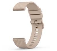 Bracelet Garmin Compatible avec Forerunner 245/Vivoactive 3/Forerunner 645, Bracelet Silicone de Rechange pour Venu/Vivomove HR, 20mm (Thé au lait)