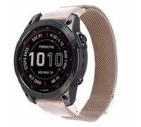 Bracelet Garmin Fenix 5s,Garmin Fenix 6s,Garmin Fenix 7s,Garmin Fenix 8 - 43 mm imoshion QuickFit® Milanees bandje voor de Garmin Watch Starlight