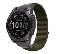 Bracelet Garmin Fenix 5s,Garmin Fenix 6s,Garmin Fenix 7s,Garmin Fenix 8 - 43 mm imoshion QuickFit® Nylon bandje voor de Garmin Watch Vert