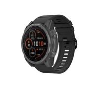 imoshion QuickFit® Bracelet en silicone Stripe pour Garmin Watch | Fixation 26 mm - Noir