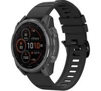 imoshion QuickFit® Stripe Bracelet en silicone pour la Garmin Watch | Connecteur 22 mm - Noir