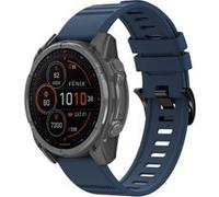 imoshion QuickFit® Stripe Bracelet en silicone pour la Garmin Watch | Connecteur 22 mm - Bleu foncé