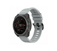 imoshion Bracelet QuickFit® Stripe en silicone - Connexion Garmin 22 mm - Gris