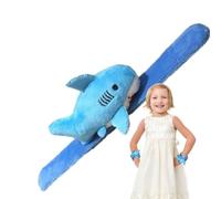 Bracelet gifle de requin en peluche, bracelet gifle animal Peluche douce de | Bracelets de requin Bandes de claque en peluche Cadeaux de fête d'anniversaire pour gar