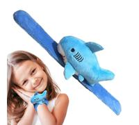 Bracelet gifle de requin en peluche, bracelet gifle animal Peluche douce de | Figurines interactives avec bracelet de requin pour , garçons, filles, cadeaux de fête