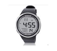 (Bracelet GJ004-PU) Montre de sport XONIX Classics pour homme, étanche à 100 m, idéale pour la plongée