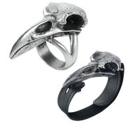 Bracelet Gothic de Alchemy Gothic - Raven Skull - Pack - pour Unisexe - noir/argent Standard