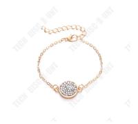 Bracelet Gourmette - TD® - Lot de 5 - Doré et noir marbré - Alliage - 19 + 5 cm