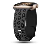 Bracelet gravé pour Apple Watch 45 mm 44 mm 46 mm 42 mm 41 mm 40 mm 49 mm Silicone Correa Bracelet Series 8 9 10 7 SE 6 5 4, 38 40 41mm S10-42mm, Silicone, Agate